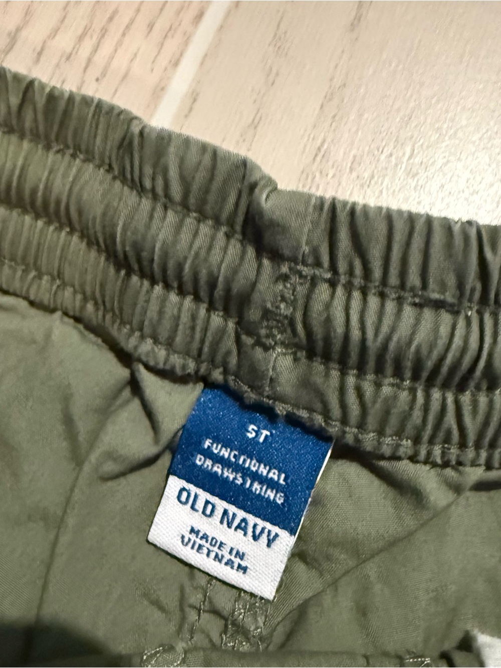 Old Navy Shorts Boys 5T Khaki Green Gray Pull On Drawstring 3pc Bundle - Picture 8 of 14